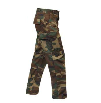 Relaxed Fit Zipper Fly BDU Pants