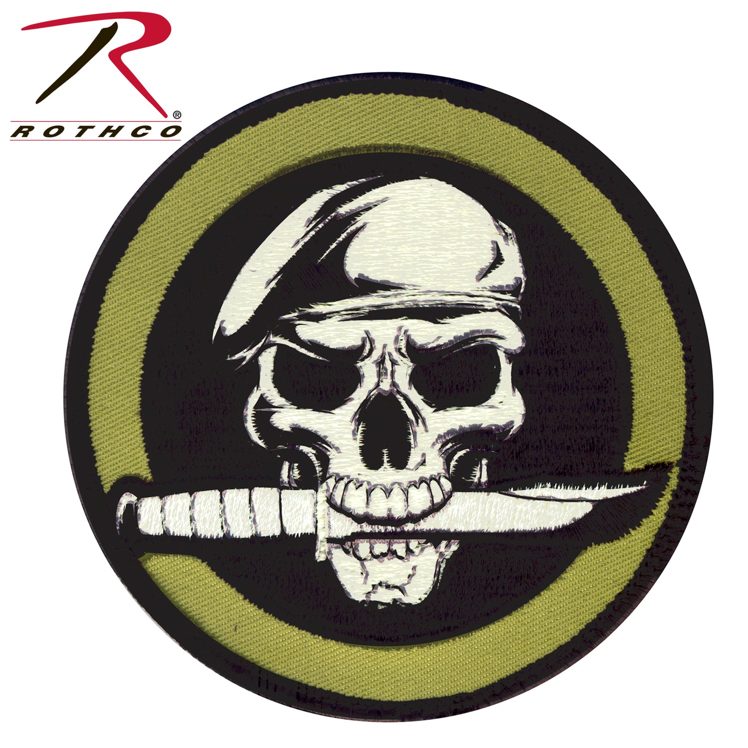 Military Skull & Knife Morale Patch