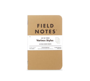 Original Kraft Field Notes 3-Pack