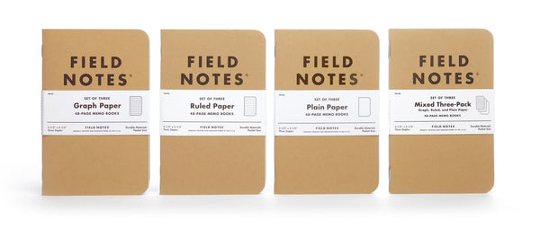 Original Kraft Field Notes 3-Pack