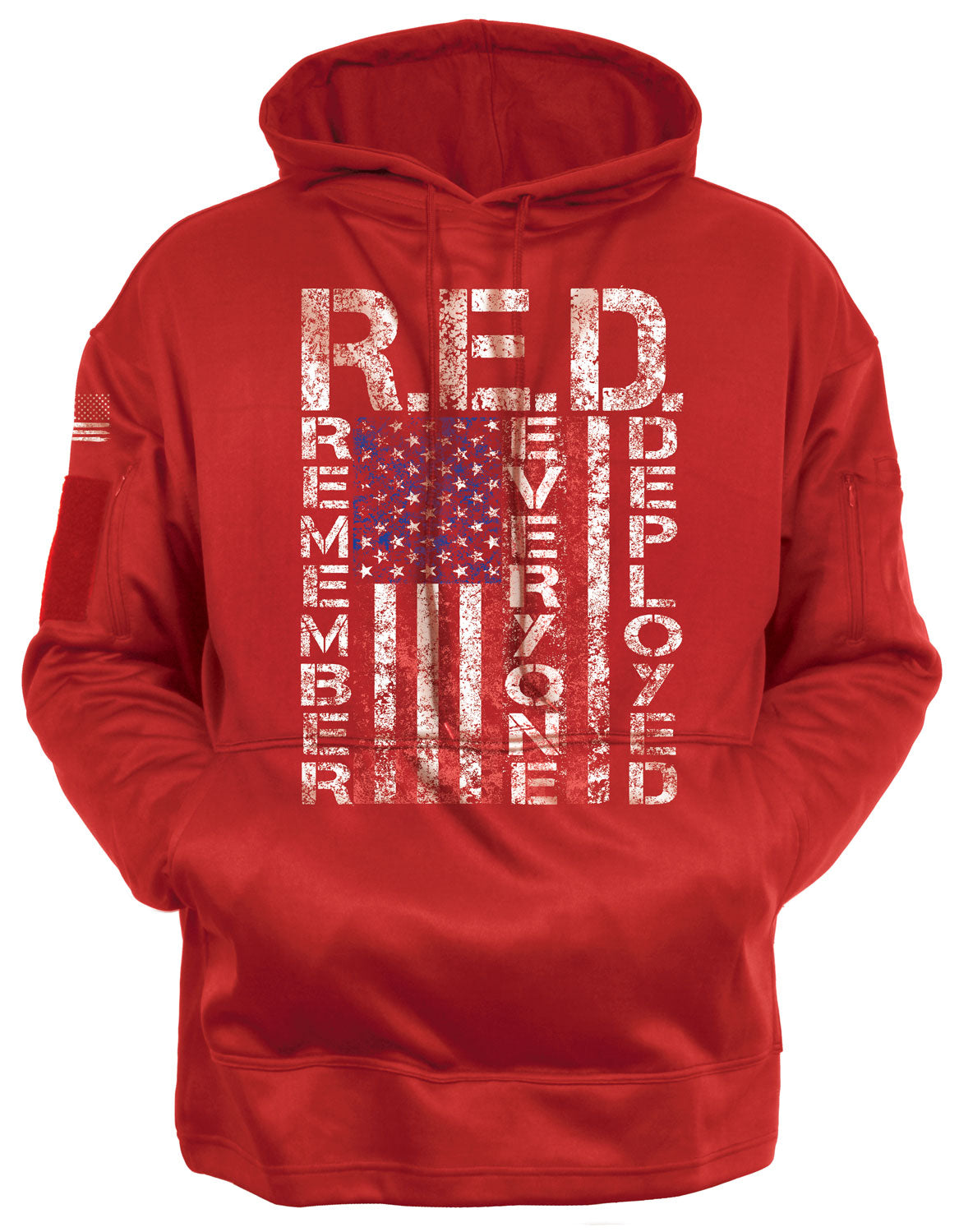 Concealed Carry R.E.D. (Remember Everyone Deployed) Hoodie