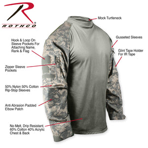 Military NYCO FR Fire Retardant Combat Shirt