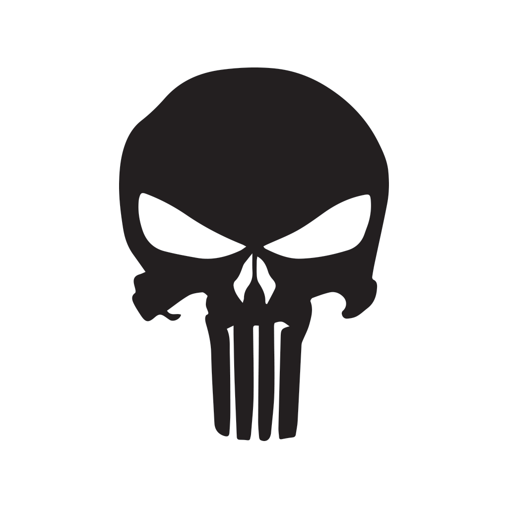 Punisher Skull Decal