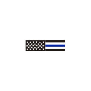 Thin Blue Line American Flag Citation Bar Lapel Pin