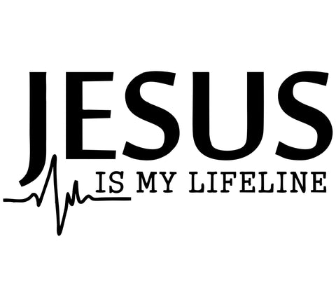 Jesus Is My Lifeline Decal